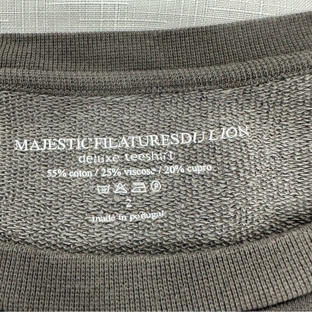 Majestic Filatures Women's Size 2 Small Gray Tie Side Boatneck Shirt - Picture 12 of 16
